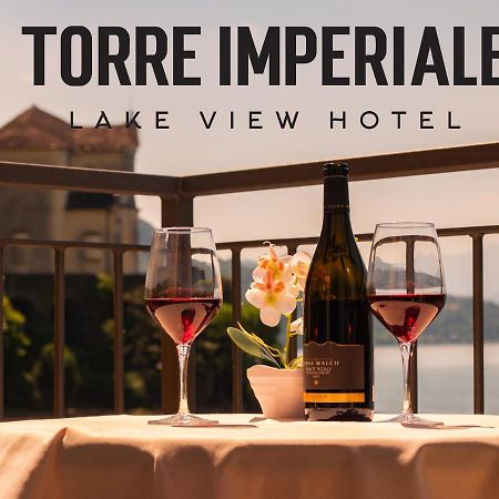 Hotel Torre Imperiale Maccagno Exterior foto