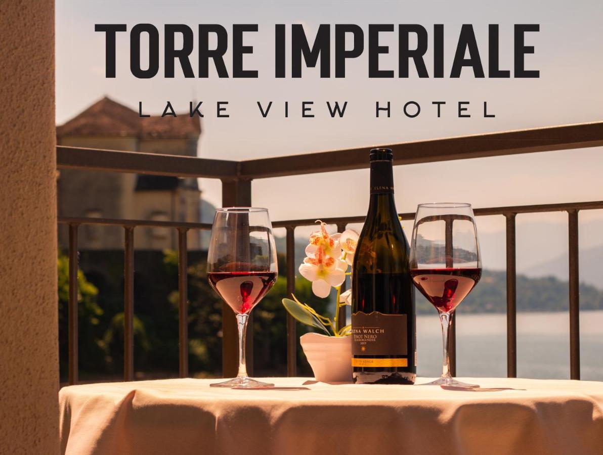 Hotel Torre Imperiale Maccagno Exterior foto