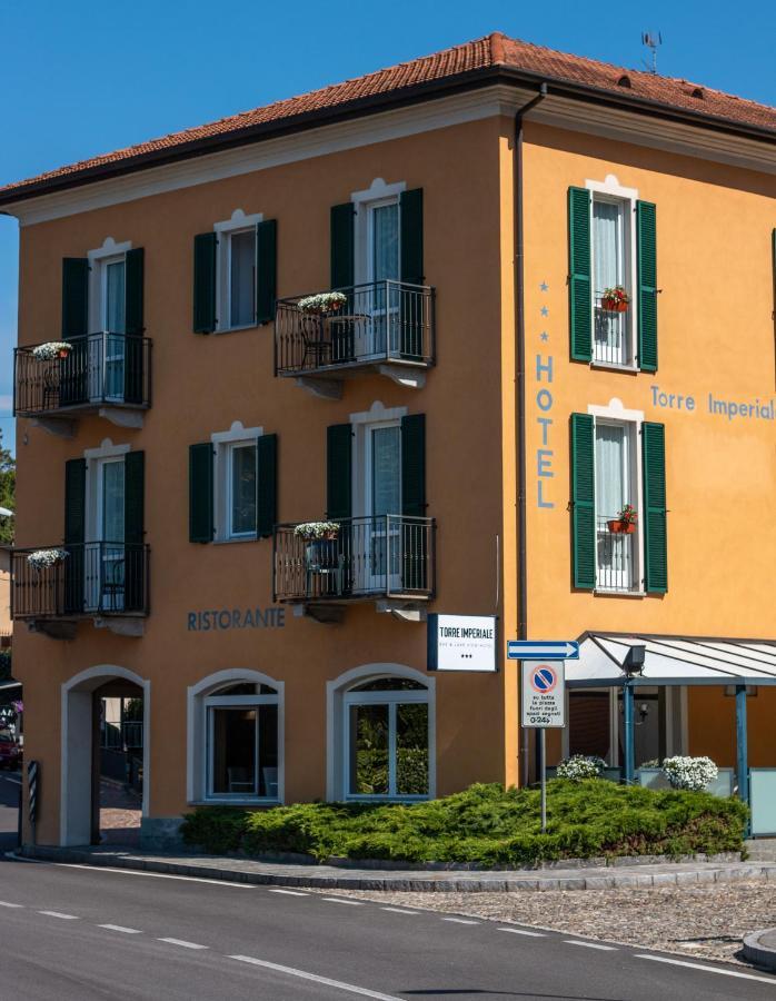 Hotel Torre Imperiale Maccagno Exterior foto