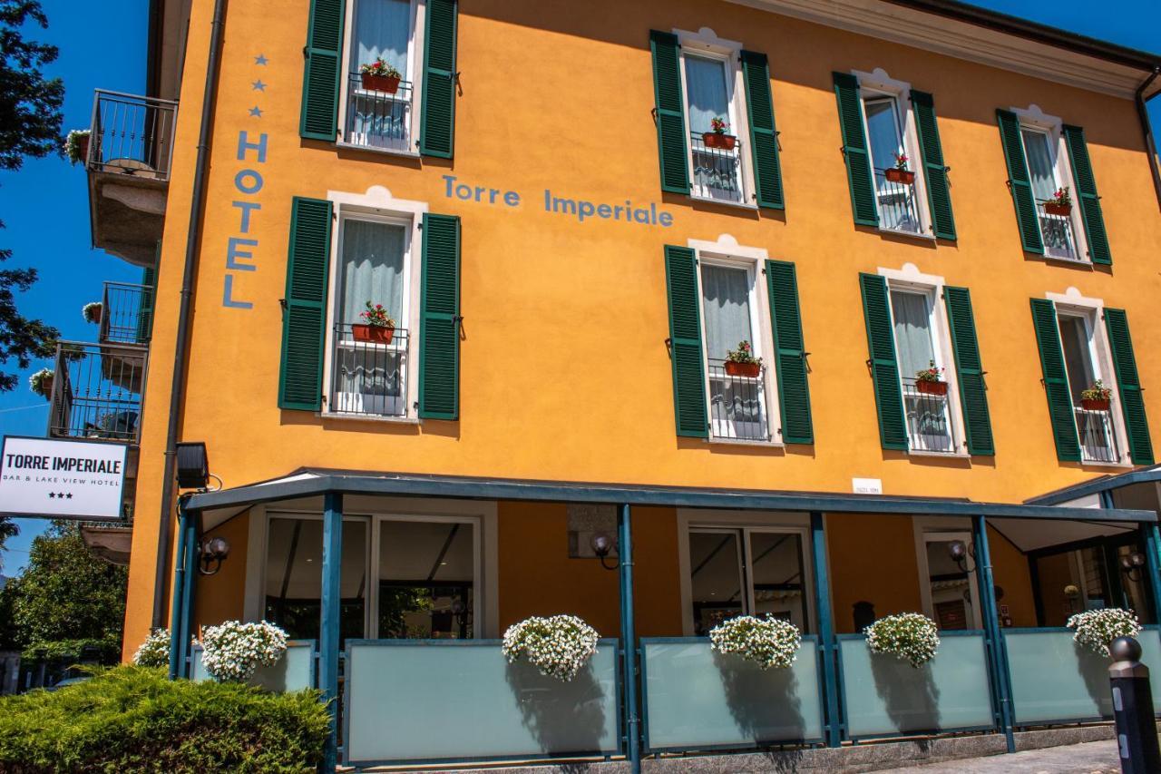 Hotel Torre Imperiale Maccagno Exterior foto